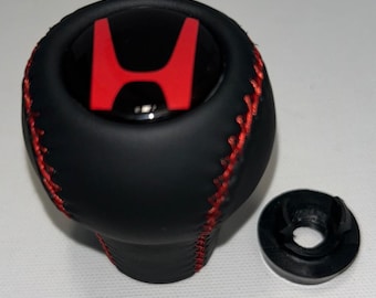 Gear shift knob for Honda IX Civic  2011-2017 5-6 speed   ,Black genuine leather