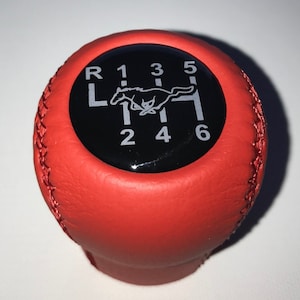 Gear shift Knob fits for FOR FORD MUSTANG GT500 6 speed 2005-2017 M12x1.25  Red or Black