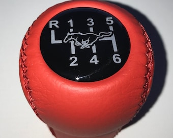 Gear shift Knob fits for FOR FORD MUSTANG GT500 6 speed 2005-2017 M12x1.25  Red or Black