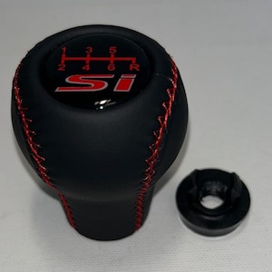Gear shift knob for Honda IX Civic  2011-2017 6 speed   ,Black genuine leather