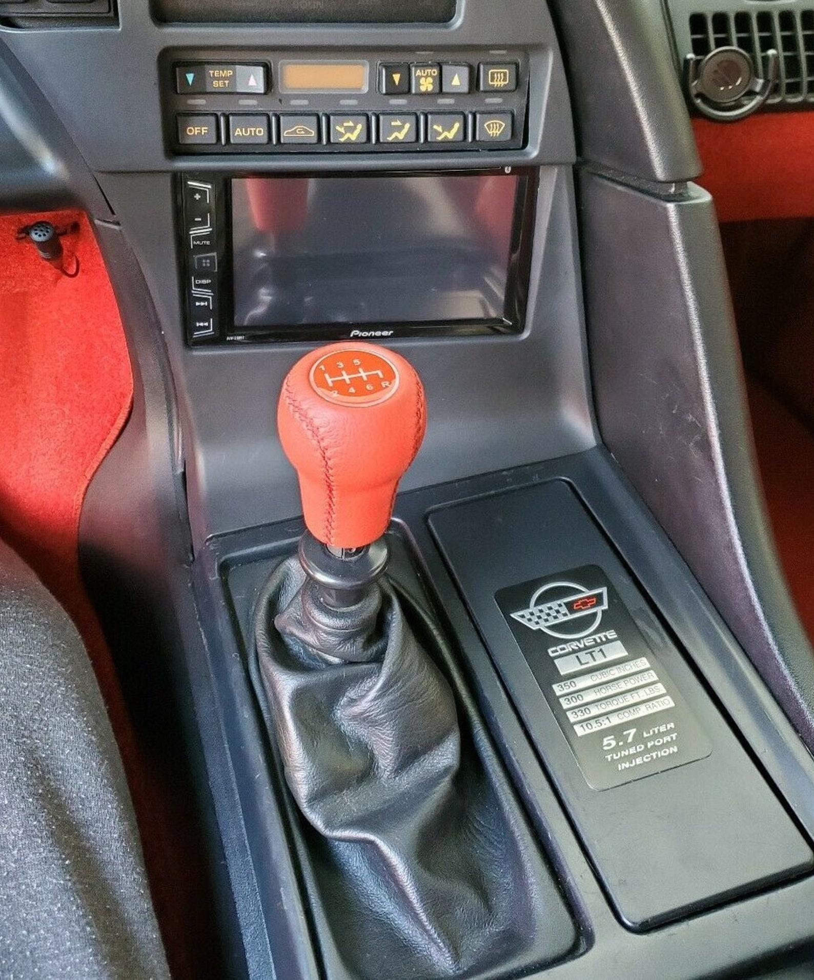 Shift Knob for Corvette C4 8396 Manual 9/1618 Thread Red 6 Etsy