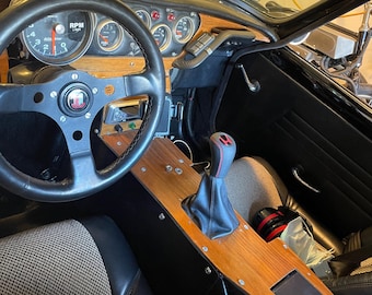 Manual transmission 5-6 speed Gear Shift Knob for HONDA S2000 Civic NSX CRV type R Si FD2 FN2 Red H logo , Black genuine leather