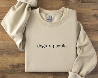 Dogs People Paw Print Sweatshirt, Dog Lover Tee, Unisex Sweater, Funny Shirt, Gift for Her, Pet Lover, Graphic Sweatshirt