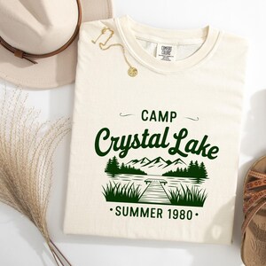 Camp Crystal Lake Tshirt, Friday The 13th Jason Voorhees Horror Movie Shirt, Scary Movie Halloween T-Shirt, Vintage 80s Tee