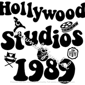Hollywood Studios SVG