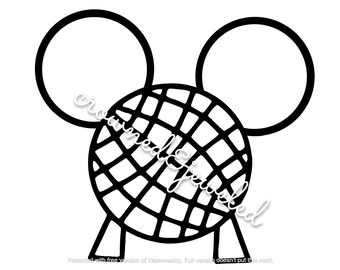 EPCOT SVG- Mickey Head