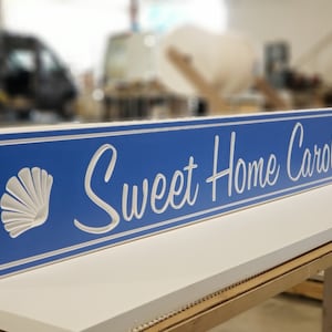 Personalized Custom PVC Sign for Your Beach Home Coastal Retreat - 38 to47 inches  - UPS SHIPPING