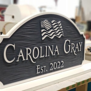 Personalized Custom PVC Sign for Your Beach Home Coastal Retreat - 30x15 inches  - UPS Shipping
