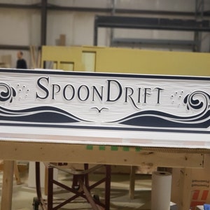 Personalized Custom PVC Sign for Your Beach Home Coastal Retreat ...