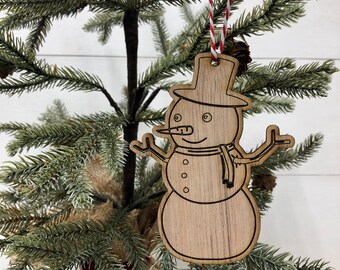 Cute Snowman Ornament, Winter Ornaments, Family Christmas Ornaments, Kids Christmas Ornament, Small Gifts for Kids, Christmas Tree Decor