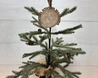 United States Marine Corp. Ornament, US Marine Wooden Ornament, Christmas Gifts, Stocking Stuffer, Military Gift Idea, USMC, Military Family