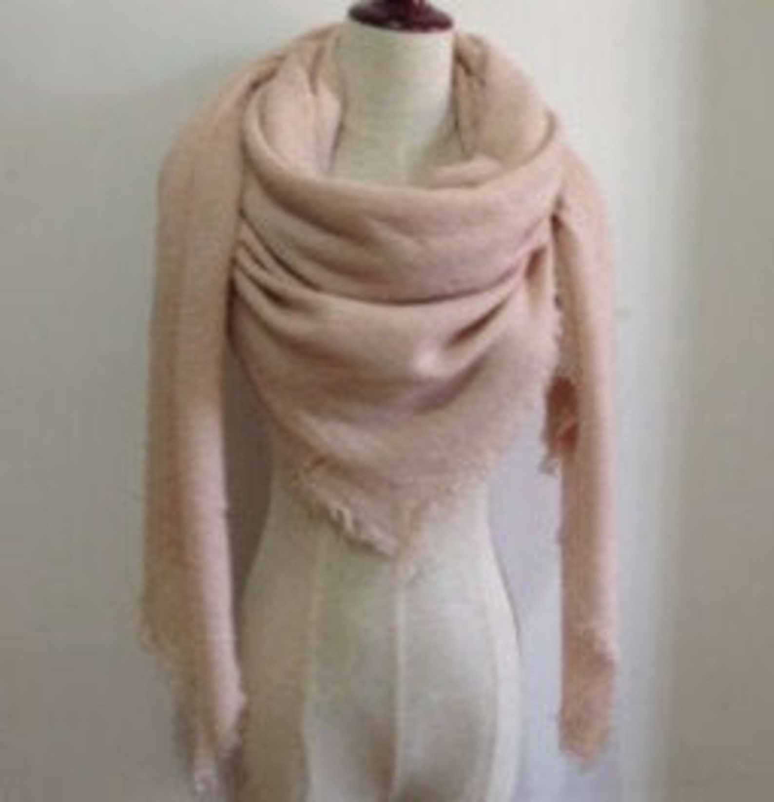 dusty pink shawl