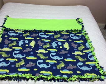 Green fleece blanket Etsy