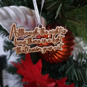 Yule Quote Ornament