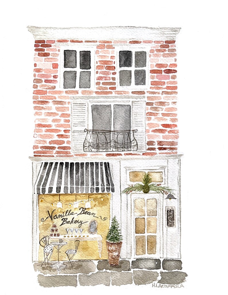 Vanilla Bean Bakery Print Etsy