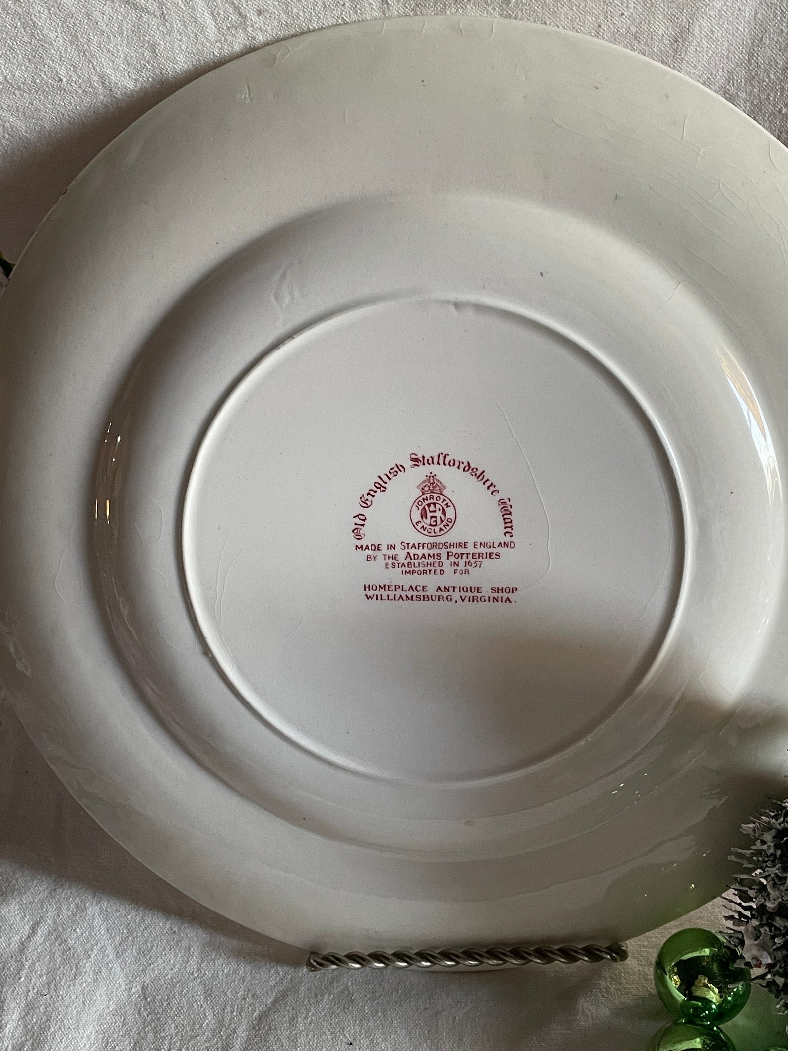 Vintage Old English Staffordshire Ware Jonroth England Etsy