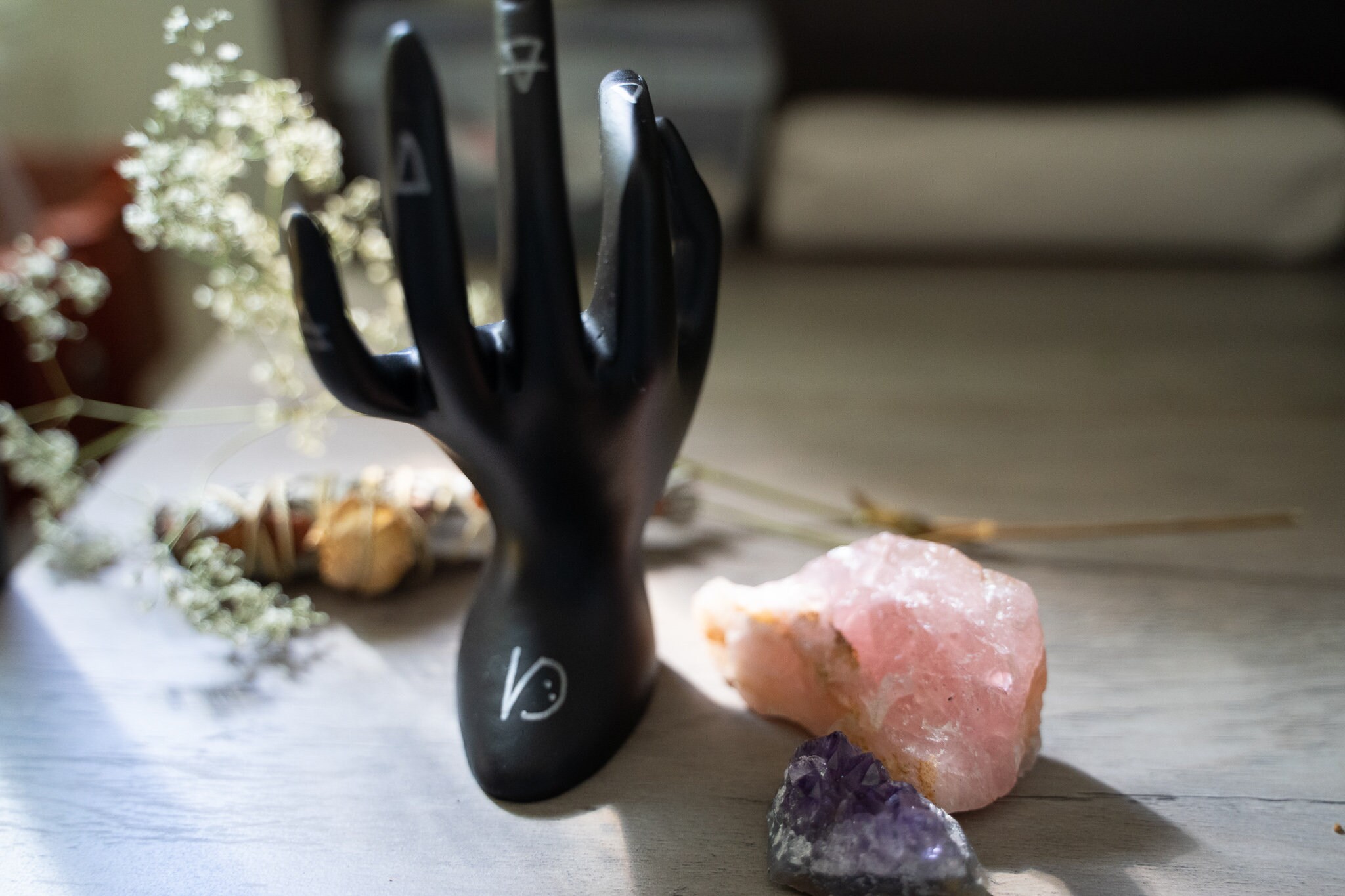 Palmistry Hand Hand Painted Jewelry Holder & Decoration Piece Etsy