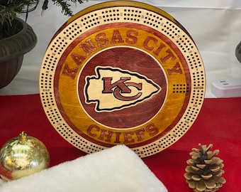 Kansas City Chiefs - Tabellone da Cribbage per 3 giocatori - Round