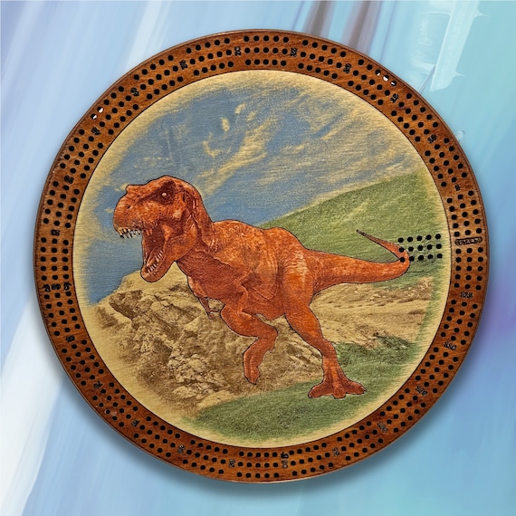 Buy T-rex Walking in Jurassic Park Period Player Cribbage