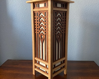 Tree of Life, Frank Lloyd Wright inspired table lamp, Wedding or Housewarming Gift, Craftsman Bungalow Home
