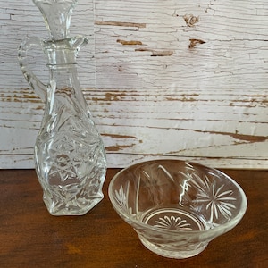 Glass Cruet & finger bowl for mass kit , home altar Catechesis , religious education , Mass play, priest play Montessori