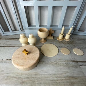 Montessori Mass Set: Natural Wood CGS Religious Play Kit