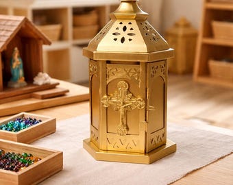 Model Tabernacle & Ciborium for Mass play CGS atrium Catechesis Good Shepherd