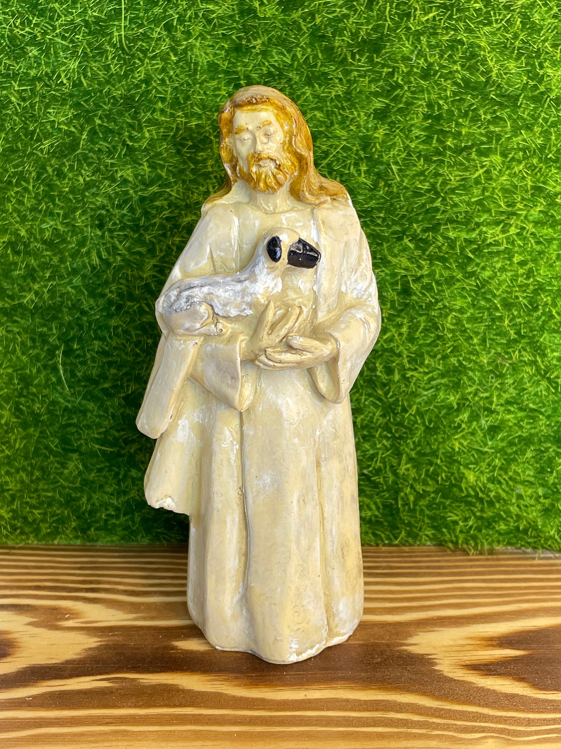 Jesus the Good Shepherd Small Statue - Etsy