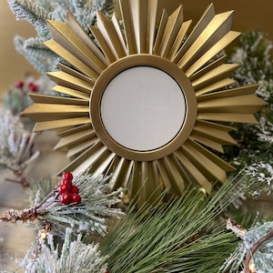 Monstrance Tree Topper , Eucharist , First Communion , Advent , Christmas  , Adoration