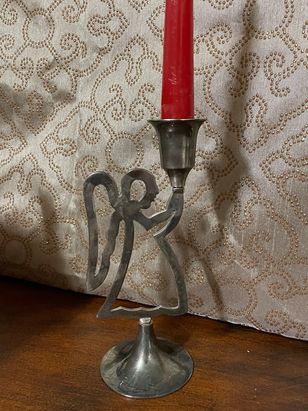 Silver Angel Candle Holder Sanctuary Candle CGS Atrium Etsy