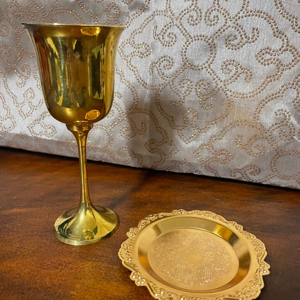 Chalice with Paten  Mass play , Mass kit , Catechesis, Montessori , priest play , atrium , CGS