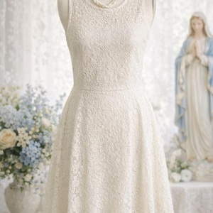 slim fit dress slacks White Lace Short Sleeves Tea Length Wedding Party Dress, White Graduat –  Cutedressy