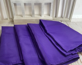 Purple Lenten Cloths (Set of 4): Passiontide Home Altar Veiling