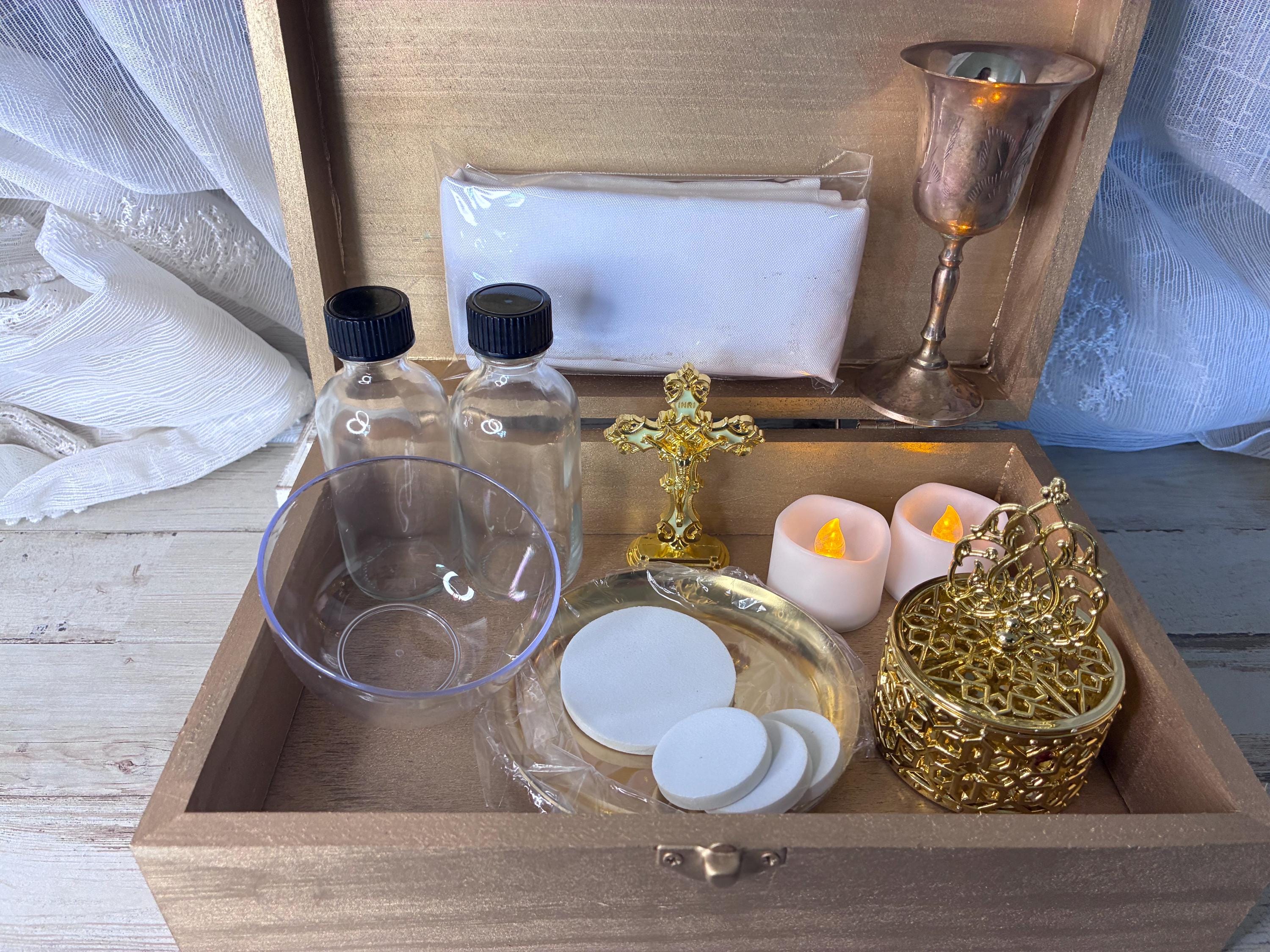 Gold Mass Kit With Altar Box - Priest Play Set - Etsy