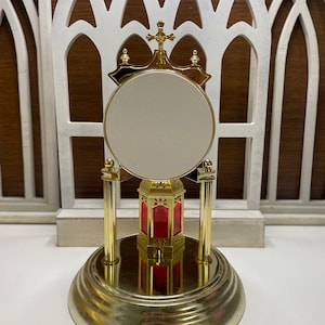 Beautiful model Monstrance with Sanctuary candle for CGS Catechesis Religious Education Atrium Mass Play Priest Play