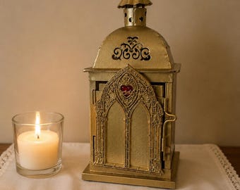 Mini Sacred Heart Tabernacle | Pyx Repository | Catholic Home Altar Shrine