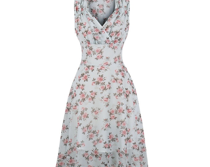 Featured listing image: women's retro print slim dress|Summer Dress for women