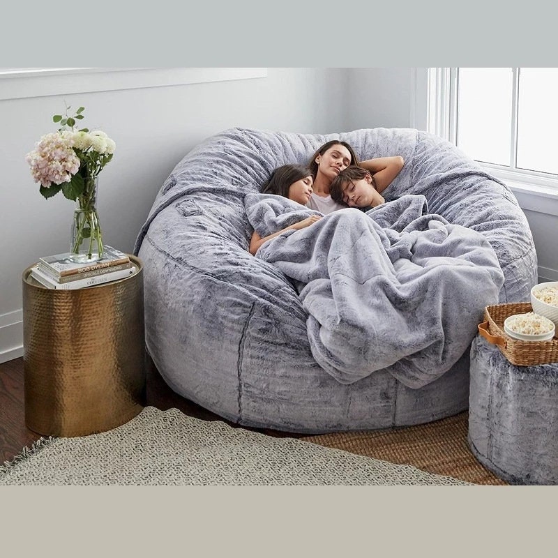 5FT/6FT/7FT Luxurious Bean Bag Chair(Only Cover, Without Filler) – Lanshen  Life