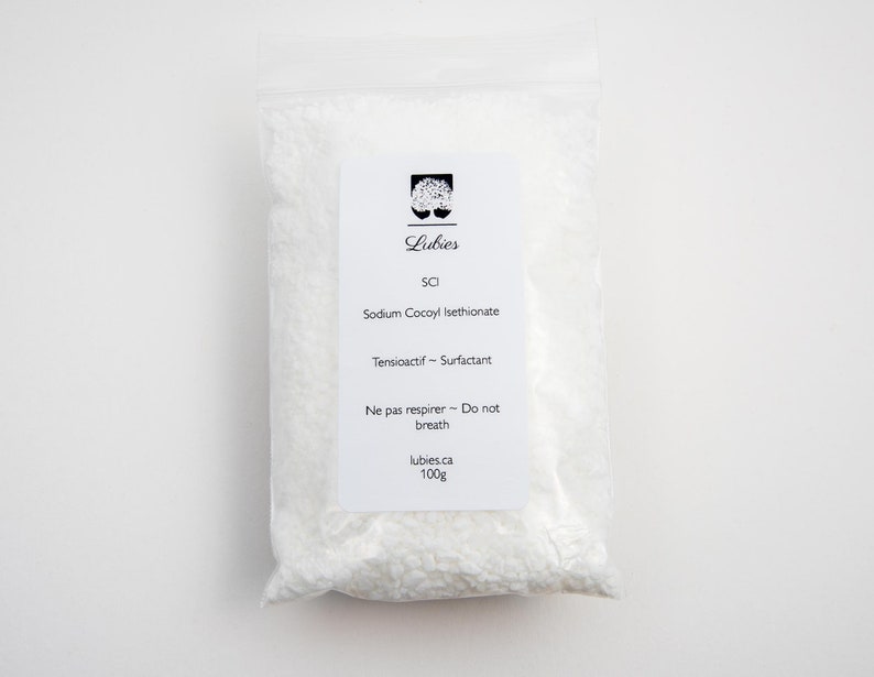 SCI Sodium Cocoyl Isethionate Shampoo bar Prills Noodles DIY Etsy