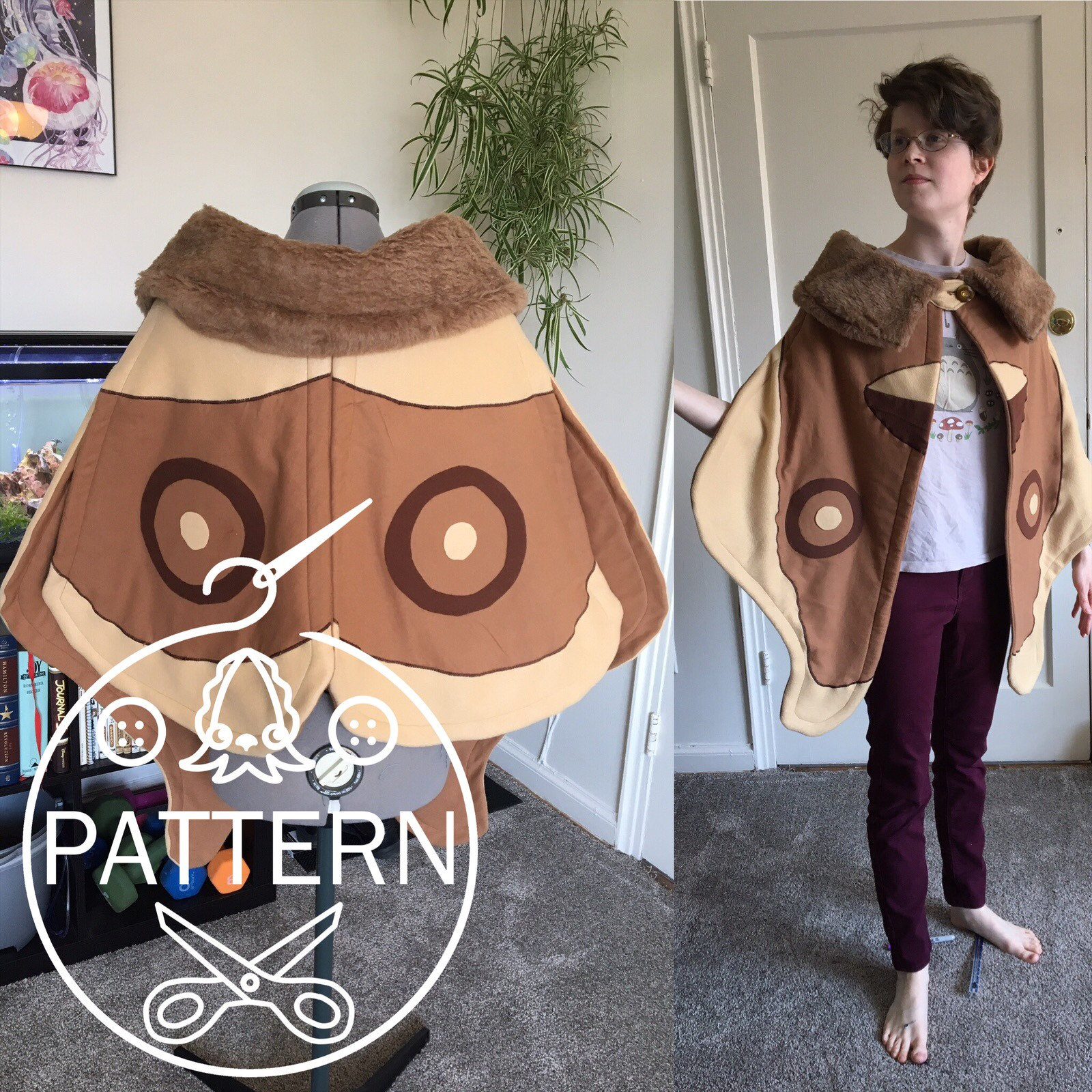 Moth Cape Sewing Pattern Etsy UK