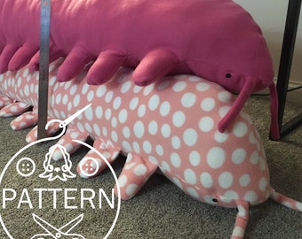 Giant Tropical Velvet Worm Sewing Pattern