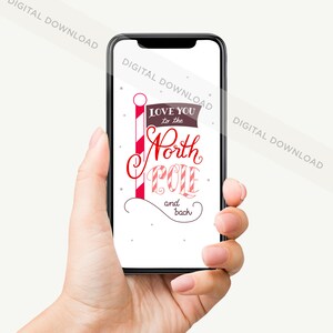 E-CARD - Te amo até o Pólo Norte e de volta - ARQUIVO DIGITAL - Amor de Natal E-Card - Cartão de Natal digital - cartão de Natal divertido