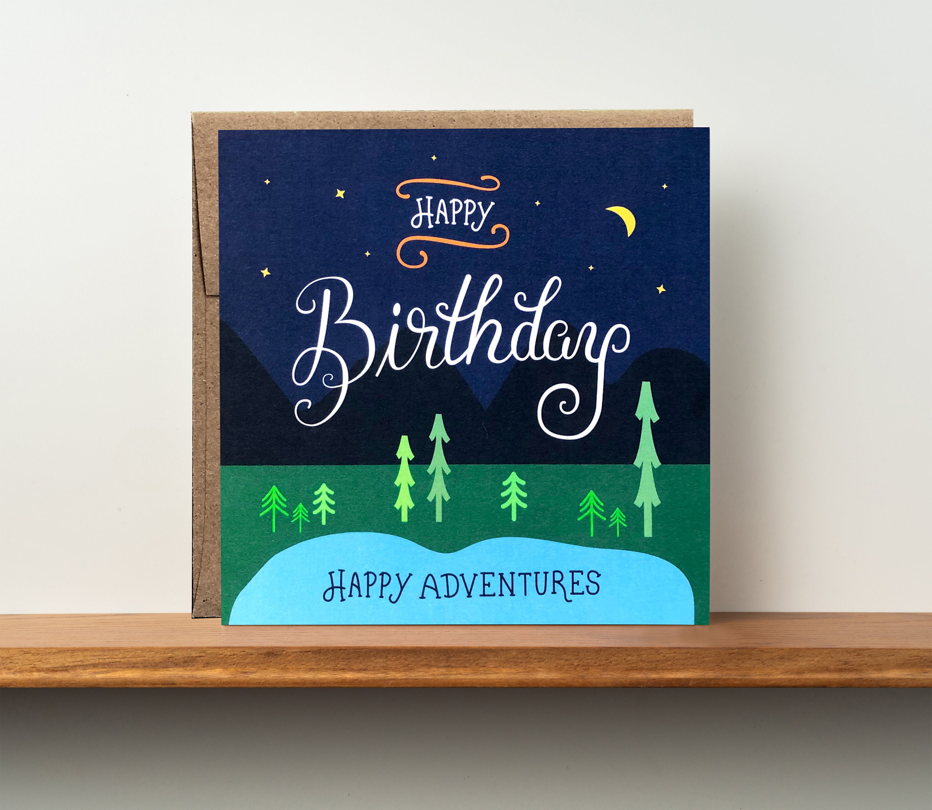 Enjoy the Journey Birthday Card, Scenic Travel Birthday Cards