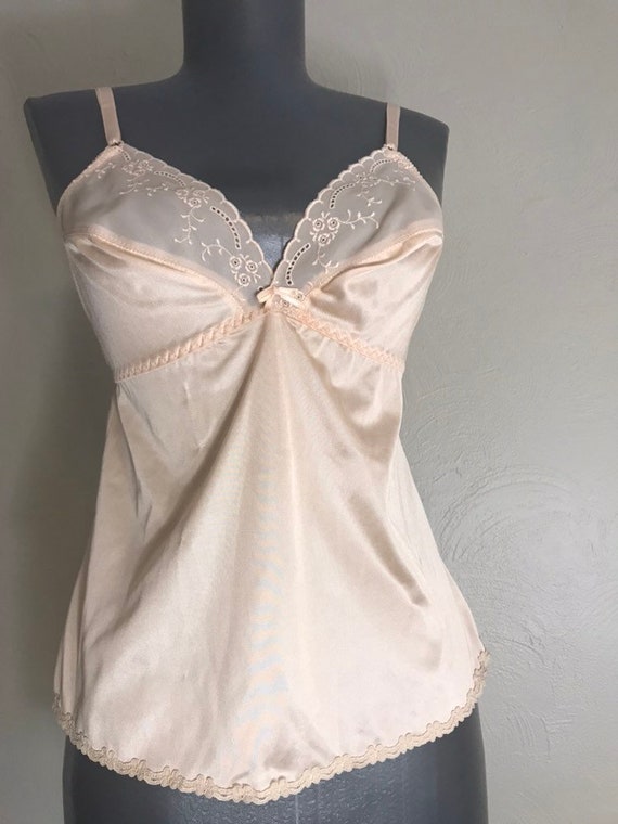 Vintage Tan Lace Camisole