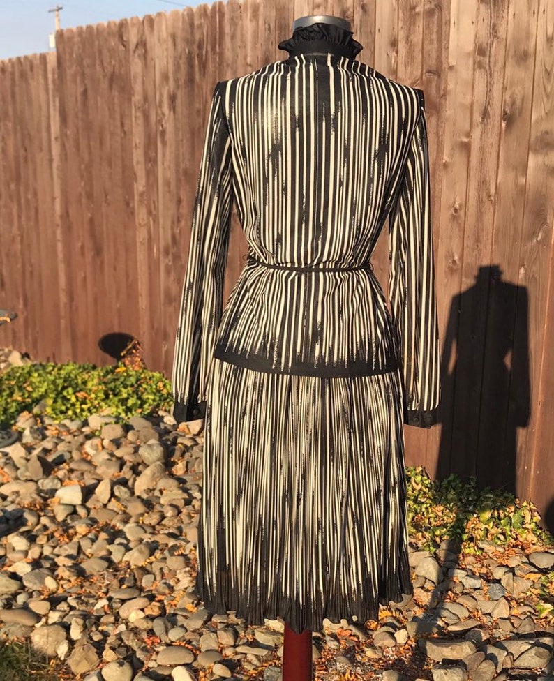 Black and White 60s Suit