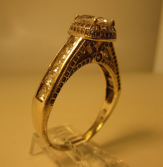 Size 12 Ladies' Ring, STATEMENT! Awesome Architec… - image 7