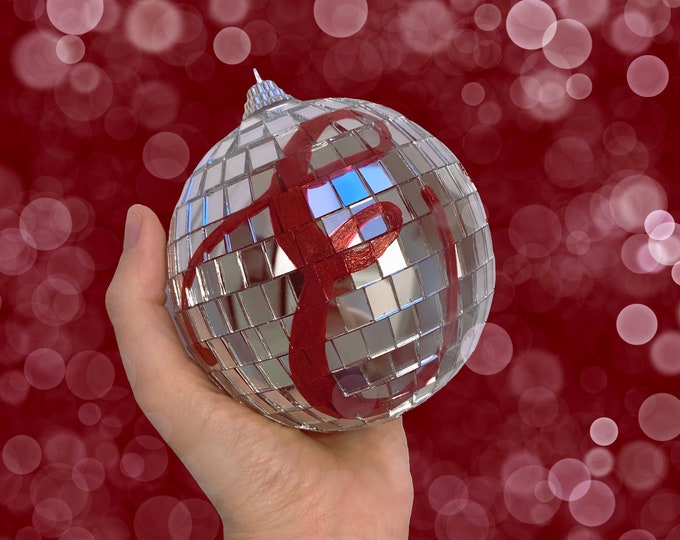 Personalized Disco Ball Ornament |  Custom Mirror Ball | Christmas Gift and Decor