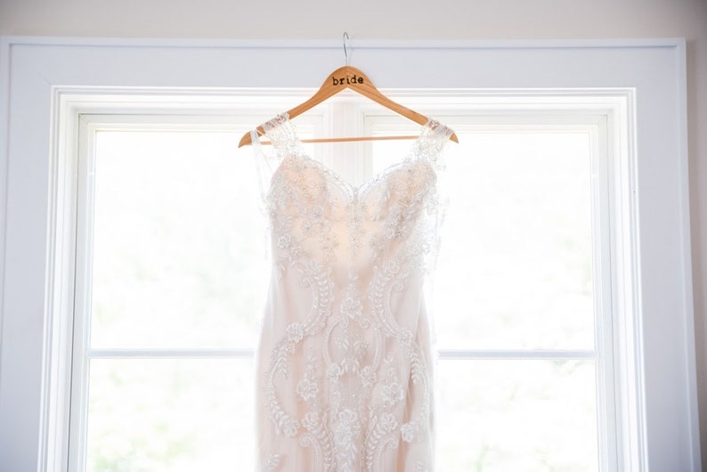 Personalized Hangers Wedding, Bridal Party, Sorority, Newborn image 3