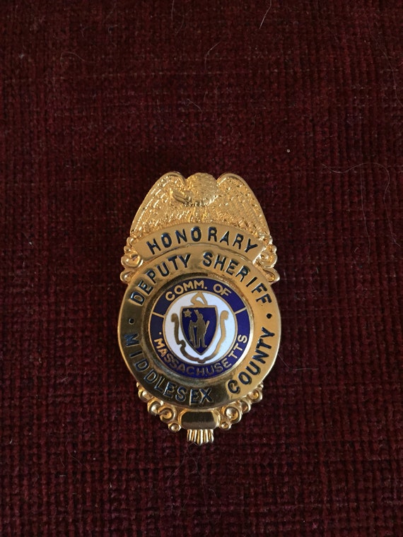 Vintage Honorary Deputy Sheriff Middlesex County Ma Etsy Vintage Honorary Deputy Sheriff Middlesex County Ma Etsy