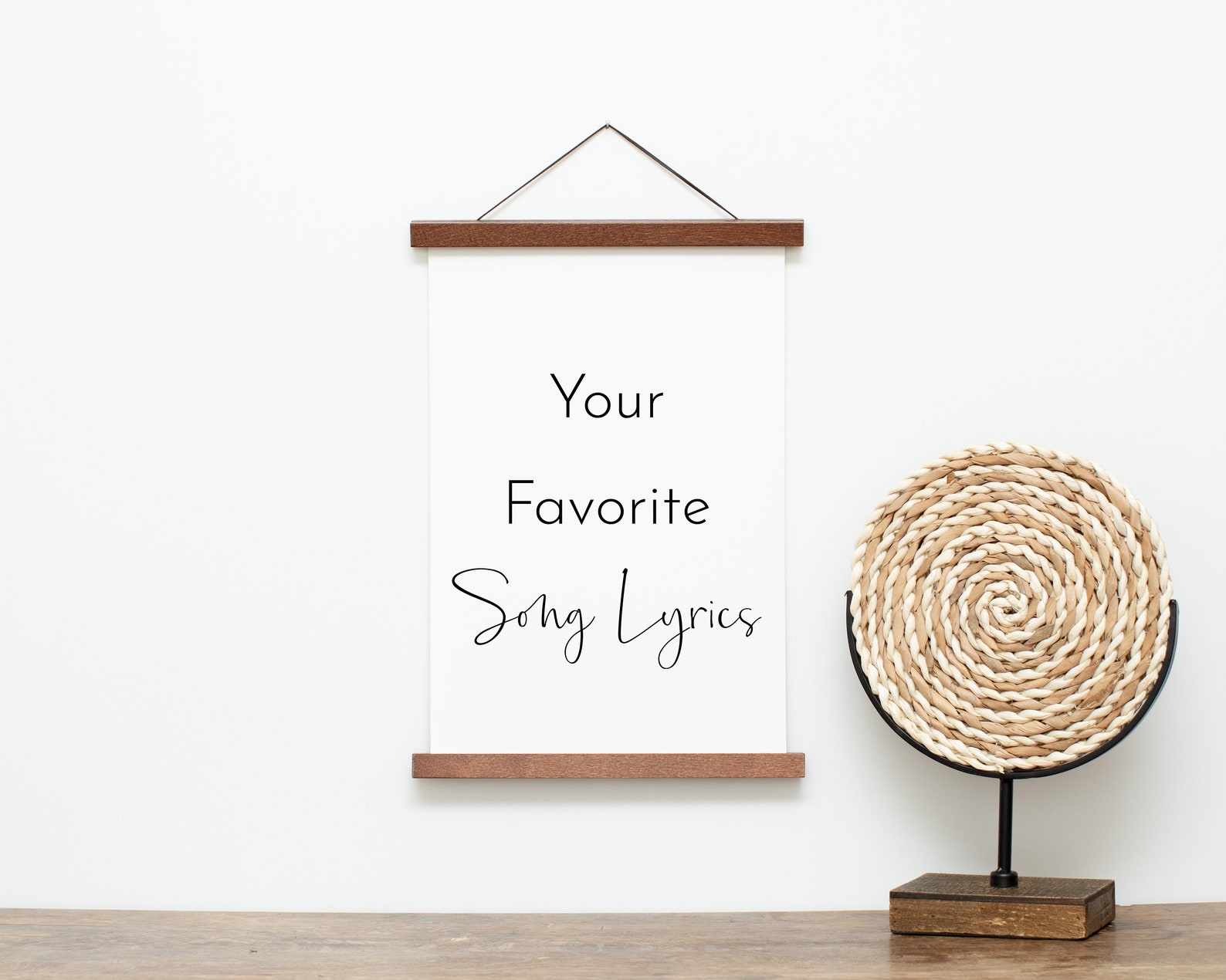 Song Lyrics Wall Art Song Lyrics Print on Canvas Cotton | Etsy